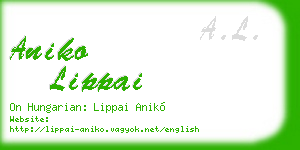 aniko lippai business card